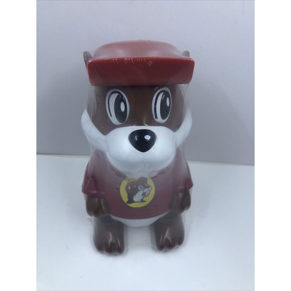 BUC-EES 3D Beaver Souvenir Sip Cup Drink Tumbler, No Straw Collectibles (Sealed)